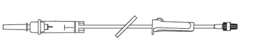 Epidural Solution Set, Non-Vented, 60 drops/mL,108 (2.8 m)