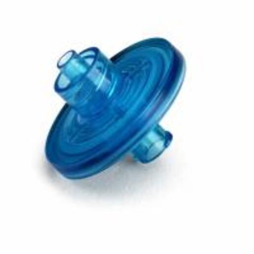 SUPOR Syringe Filter, 5 Micron, 25 mm, Female Luer Lock Connector, Male Luer Lock Connector, Green/Green