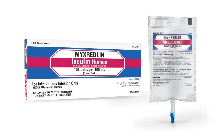 Myxredlin 100 units per 100 ml insulin human premix injection