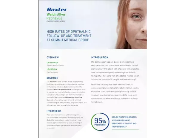 Welch Allyn RetinaVue Care Delivery Model Case Study