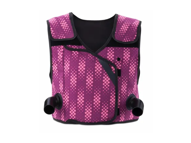 The Vest APX adult vest in Megenta ribbon pattern