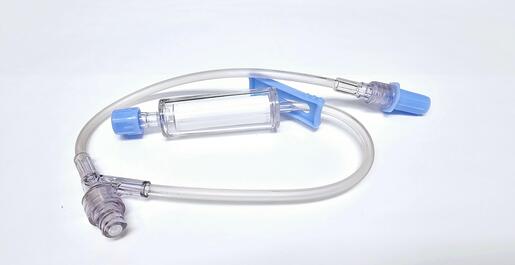 Straight-Type Extension Set, Standard Bore, 0.2 Micron Filter, CLEARLINK Luer Activated Valve, Retractable Collar, 16 (40 cm)