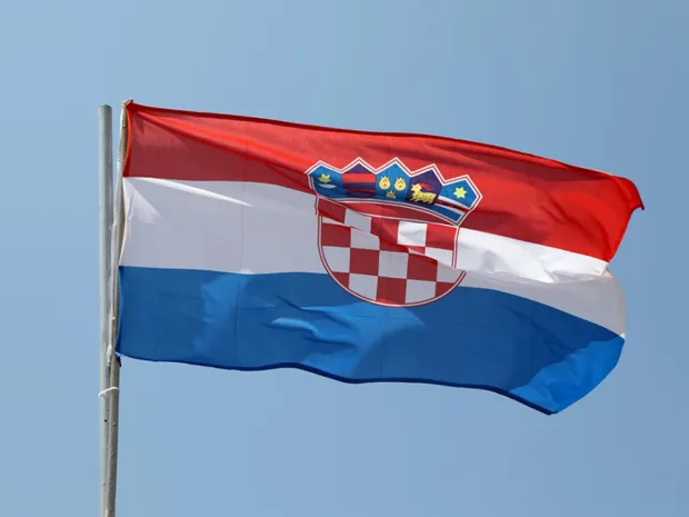 The Croatian flag