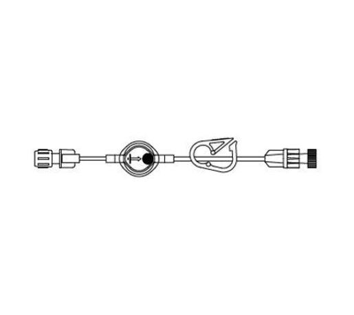 Straight-Type Catheter Extension Set, 0.2 Micron Filter, Micro-volume, 10 (25 cm)