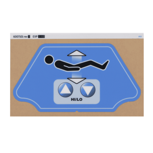 Label, Siderail Controller, Outer, RH
