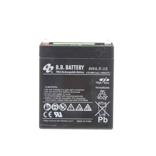 Hillrom Lead Acid 12V, 4.5Ah Battery