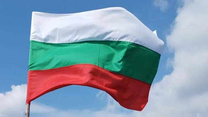 The bulgarian flag