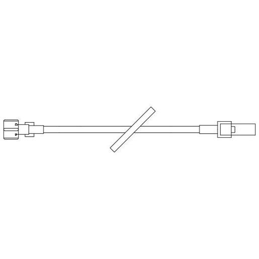 Straight-Type Anesthesia Set, Standard Bore, 73 (1.9 m), Yellow stripe for easy identification
