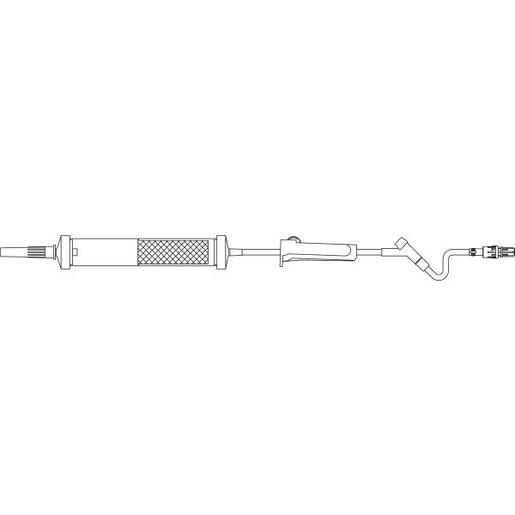 Straight-Type Blood/Solution Set with Standard Blood Filter 170 to 260 Micron, INTERLINK Injection Site, 10 drops/mL, 79" (2.0 m)