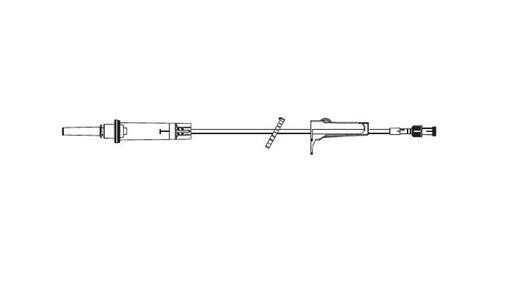 IV Fat Emulsion Administration Set, Non-Vented. 10 drops/mL. 86 (2.2 m). Non-DEHP